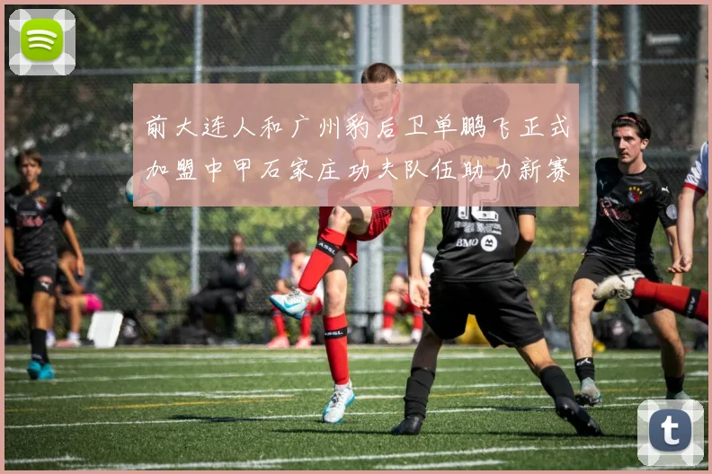 前大连人和广州豹后卫单鹏飞正式加盟中甲石家庄功夫队伍助力新赛季