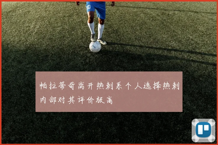 帕拉蒂奇离开热刺系个人选择热刺内部对其评价极高